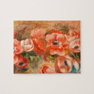 Anemoner från Renoir Impressionist Painting Pussel