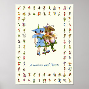 Anemoner och blåsor poster