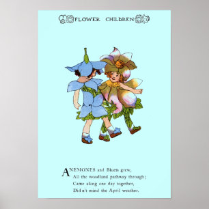 Anemoner och blåsor poster