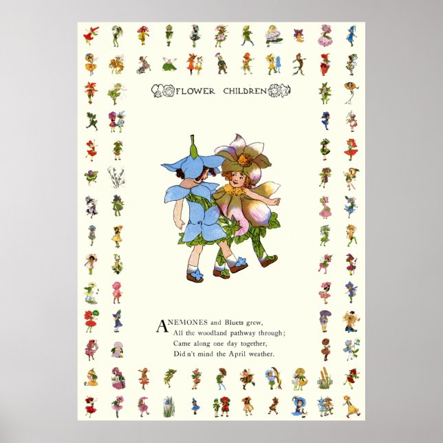 Anemoner och blåsor poster (Framsidan)