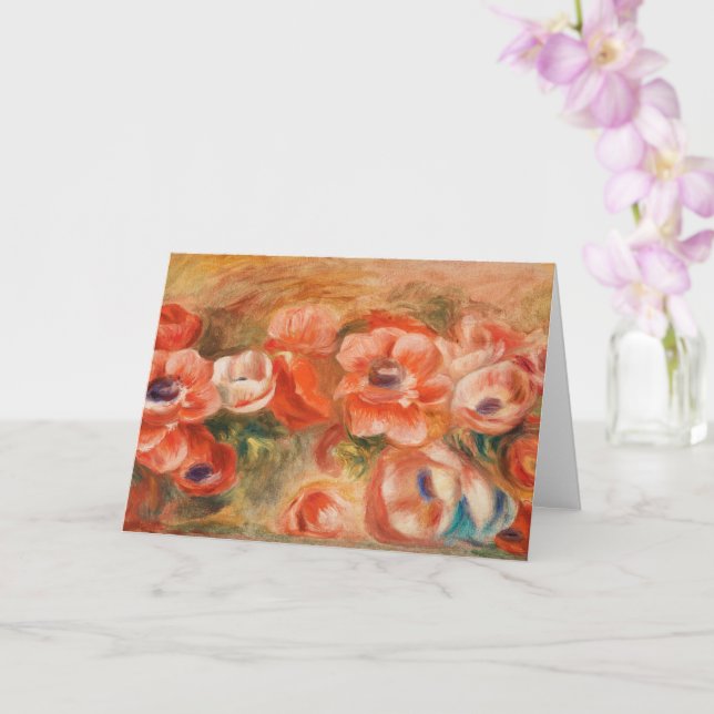 Anemones (2) av Auguste Renoir Kort (Orkide)