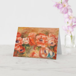 Anemones (2) av Auguste Renoir Kort