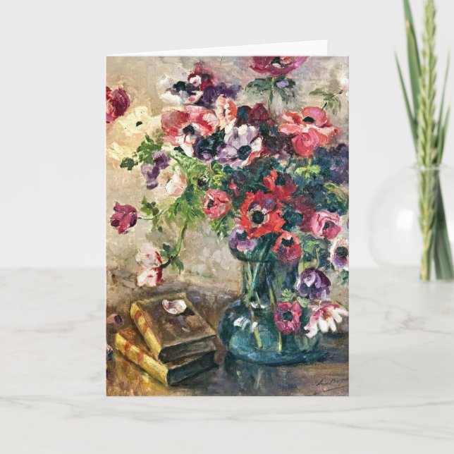 Anemones Bouquet | Luce Boyals Kort (Framsida)