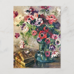 Anemones Bouquet   Luce Boyals Vykort