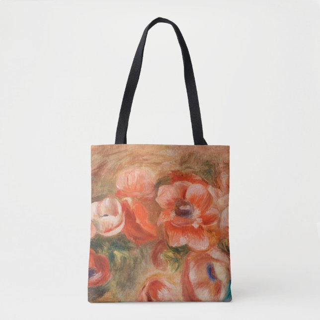 Anemones by Renoir Tote Tygkasse (Framsida)