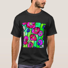 Anemones glass art t shirt