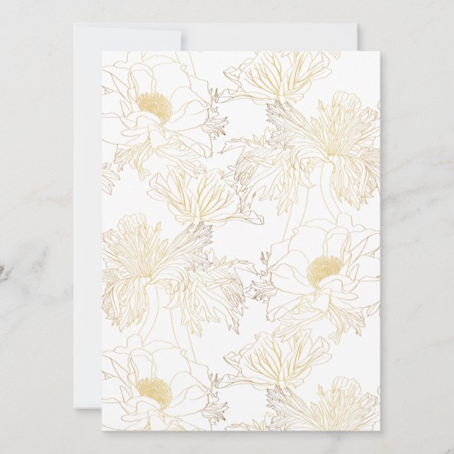 Anemones golden Line-blommor. (Framsida)