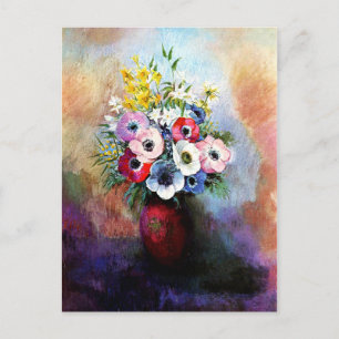 Anemones - Odilon Redon Vykort