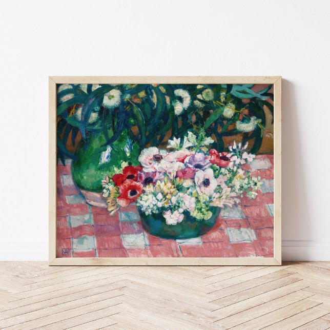 Anémones | Theo van Rysselberghe Poster (Skapare uppladdad)