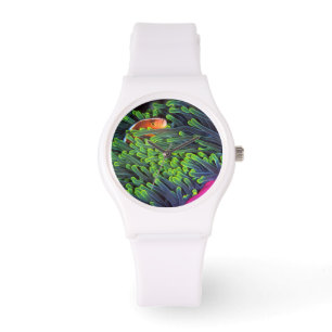 Anemonfisk gömmer sig i Anemon, Moçambique 2 Armbandsur