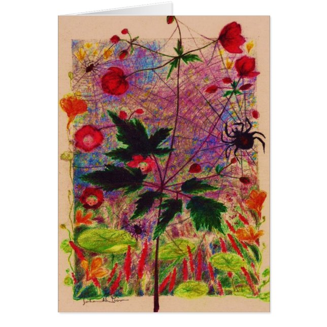 Anemonhupehensis Hälsningskort (Framsidan)