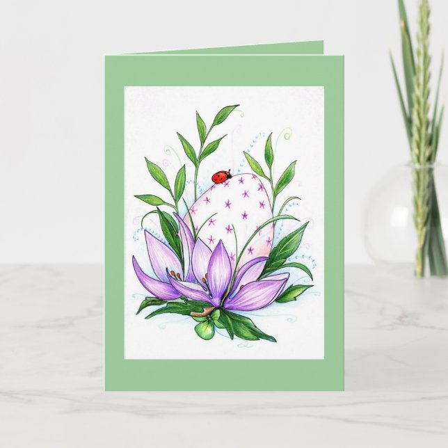 Anemonpåsk Helgkort (Framsida)