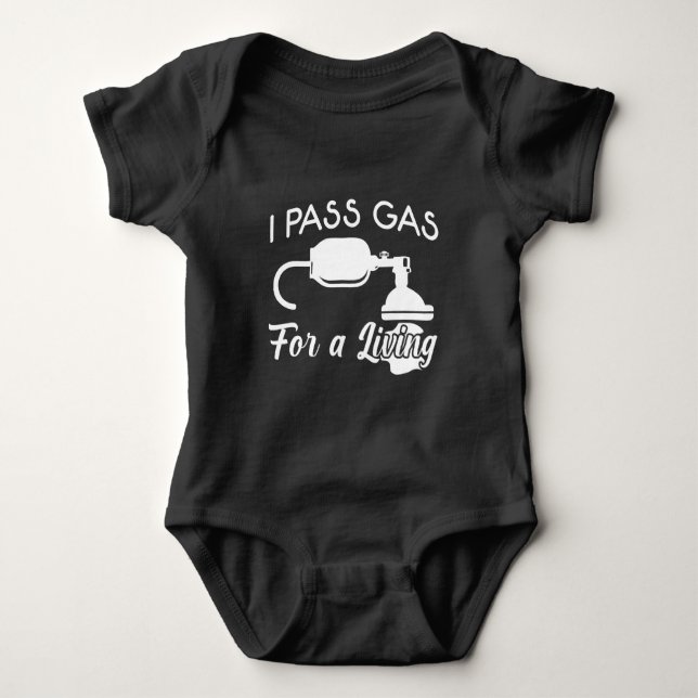 Anestesiolog Anestesi Nurtikaria Anestetister Gas T Shirt (Framsida)