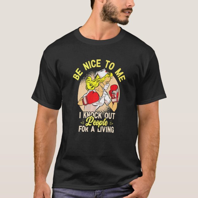 Anestesiolog Anestesiologi Anestesi Anestesi T Shirt (Framsida)