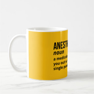 Anestesiolog Definition - Medicinsk Humor Kaffemugg