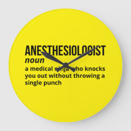 Anestesiolog Definition - Medicinsk Humor Stor Klocka