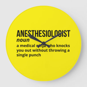Anestesiolog Definition - Medicinsk Humor Stor Klocka