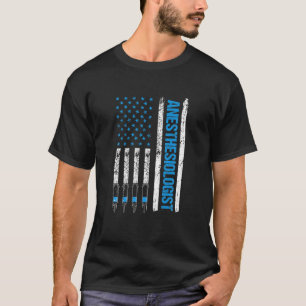 Anestesiolog Flagga Nurse Anesthetist Anesthesio T Shirt