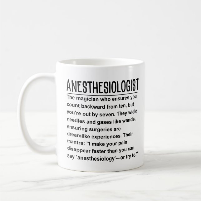 Anestesiolog Kaffemugg (Vänster)