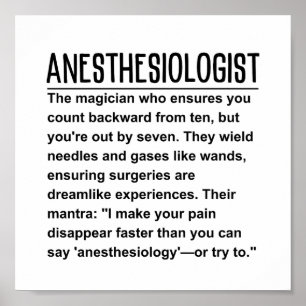 Anestesiolog Poster