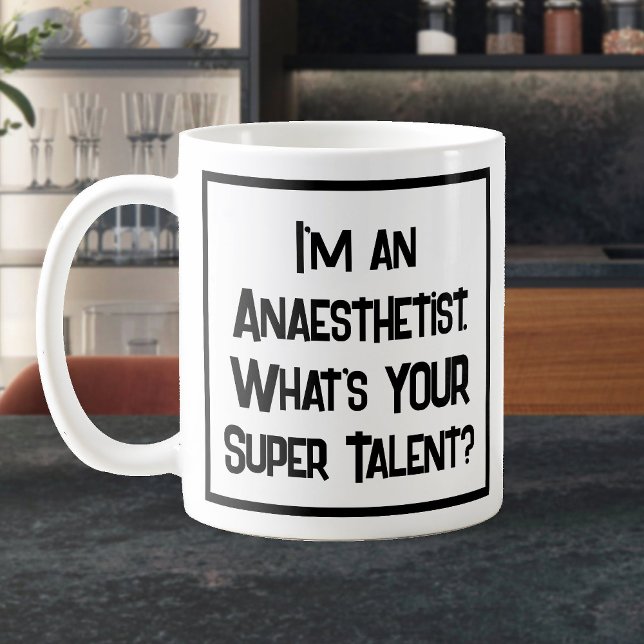 Anestesiolog Super Talang. Kaffe Mugg (Skapare uppladdad)