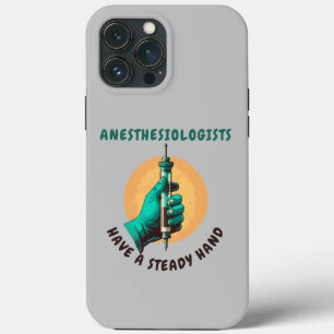 Anestesiologer har en stadig hand, anestesi