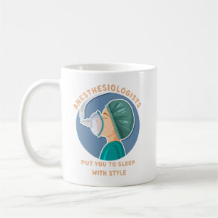 Anestesiologer lät dig sova med stil kaffemugg
