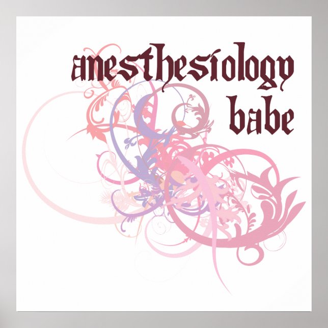 Anestesiologi Babe Poster (Framsidan)
