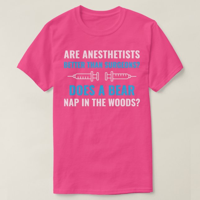 Anestetist Funny Anestesi Anestesiolog T Shirt (Design framsida)