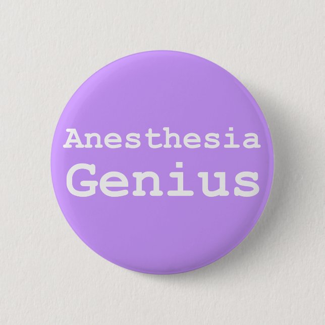 Anesthesia Genius Gifts Knapp (Framsida)