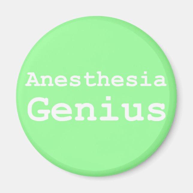 Anesthesia Genius Gifts Magnet (Framsidan)