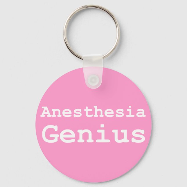 Anesthesia Genius Gifts Nyckelring (Framsida)
