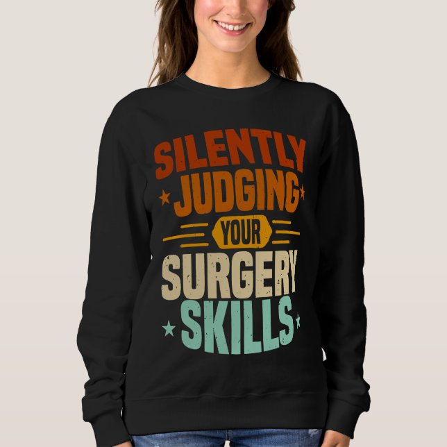 Anesthesia Nurse Judging Surgery Skills CRNA Anest T Shirt (Framsida)