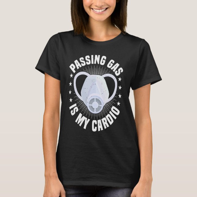 Anesthesia Nurse Passing Gas Is My Cardio CRNA Ane T Shirt (Framsida)