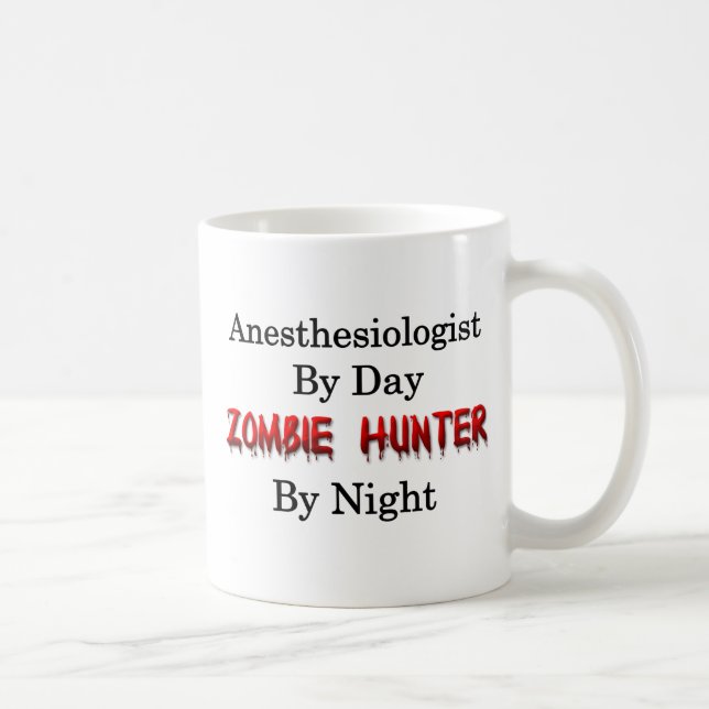 Anesthesiologist-/Zombiejägare Kaffemugg (Höger)