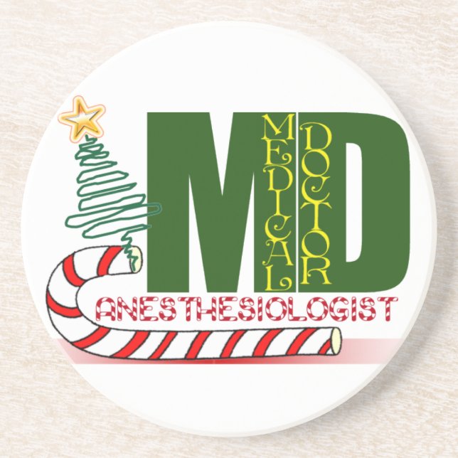 AnesthesiologistGOD JUL Underlägg Sandsten (Framsidan)