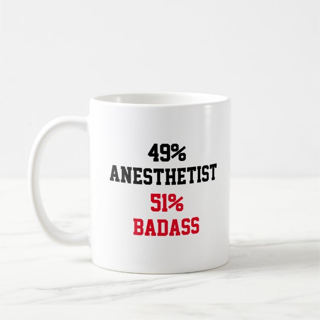 Anesthetist Badass Kaffemugg (Vänster)