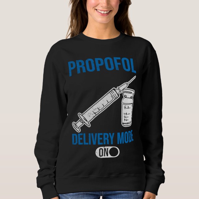 Anesthetist delivery Mode On T Shirt (Framsida)