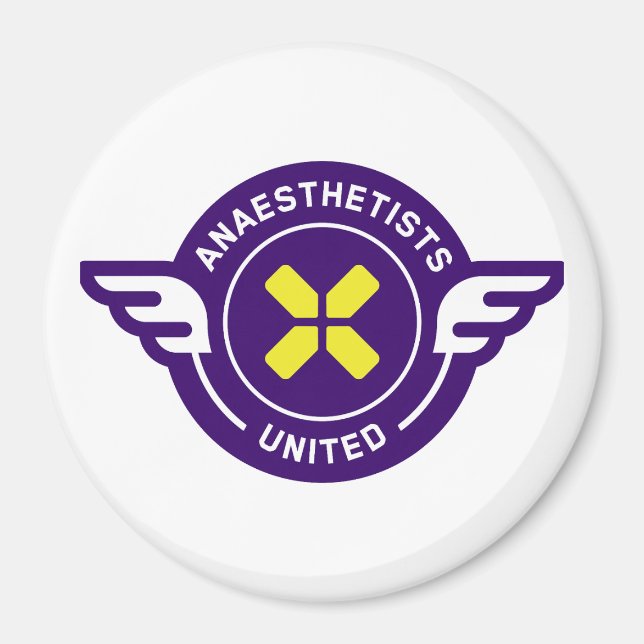 Anesthetists United Badge Magnet (Framsidan)