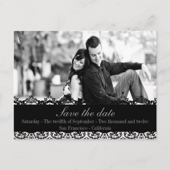 Anette-Save the Date Postcard Meddelande Vykort (Framsida)