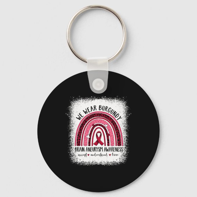 Aneurysm Awareness Apparel Fantastisk Tee Nyckelring (Framsida)