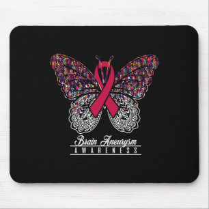 Aneurysm Awareness Butterfly Älskare Gifts Musmatta