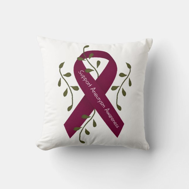 Aneurysm Awareness Dekorativ kudde (Framsida)
