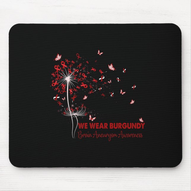 Aneurysm Awareness Faith Hope Kärlek Dandelion Musmatta (Framsidan)