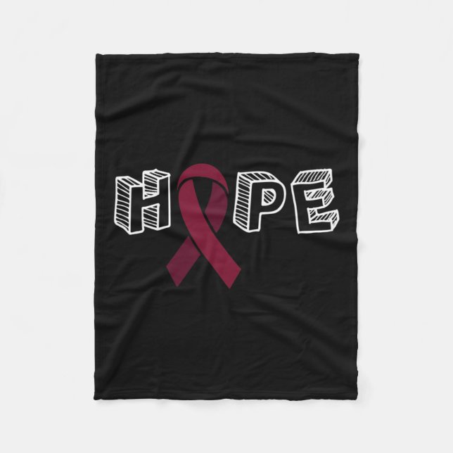 Aneurysm Awareness Hope Fleecefilt (Framsidan)