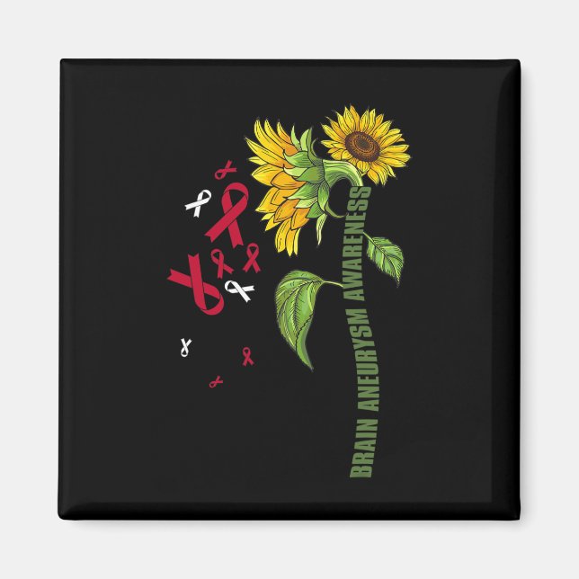 Aneurysm Awareness Solros Surgery Support Graph Magnet (Framsidan)