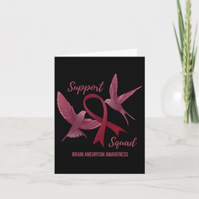 Aneurysm Awareness Support Squad Kort (Framsida)