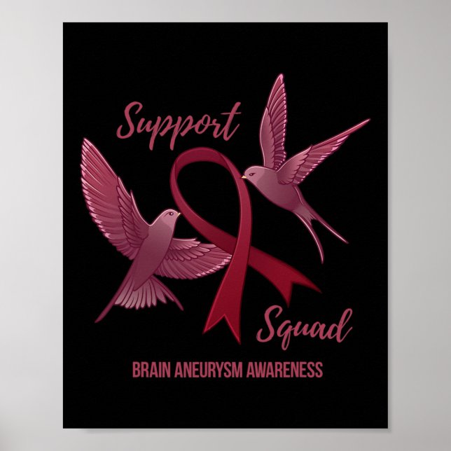 Aneurysm Awareness Support Squad Poster (Framsidan)