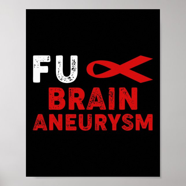 Aneurysm Awareness Support Survivor Poster (Framsidan)