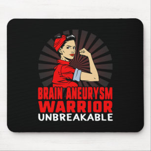 Aneurysm Awareness Unbryable Women Red Ribbon Fl Musmatta